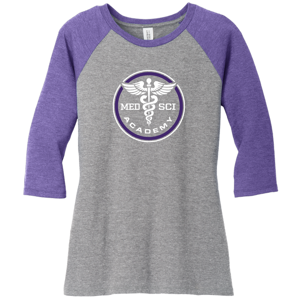 Med Sci 3/4-Sleeve Raglan - LADIES