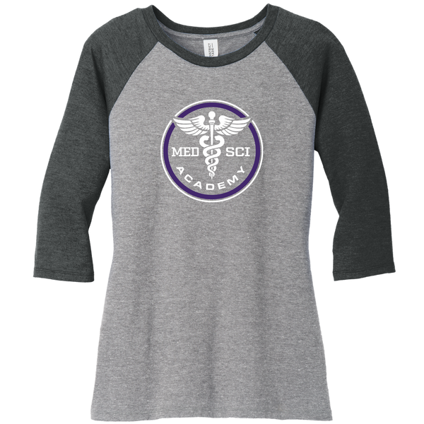Med Sci 3/4-Sleeve Raglan - LADIES